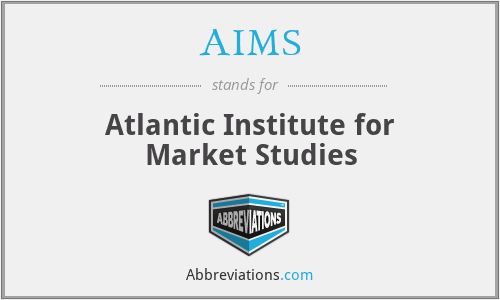 AIMS - Atlantic Institute for Market Studies