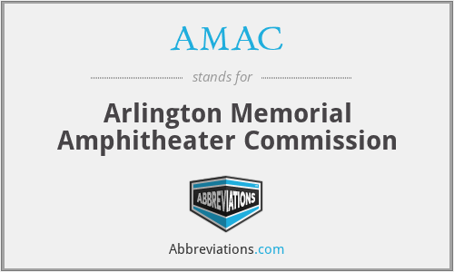 AMAC - Arlington Memorial Amphitheater Commission