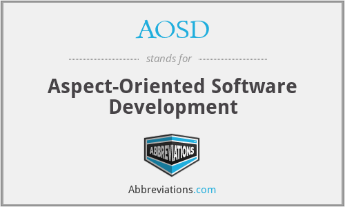 AOSD - Aspect-Oriented Software Development