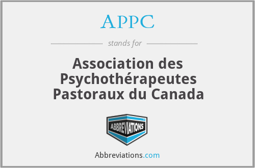 APPC - Association des Psychothérapeutes Pastoraux du Canada
