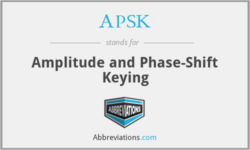APSK - Amplitude and Phase-Shift Keying