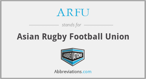 ARFU - Asian Rugby Football Union