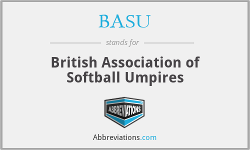 BASU - British Association of Softball Umpires