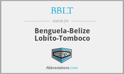 BBLT - Benguela-Belize Lobito-Tomboco