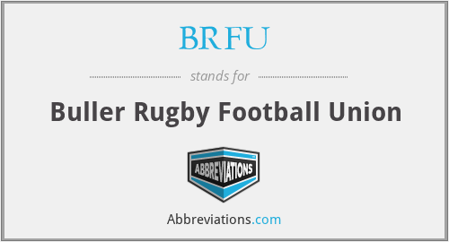 BRFU - Buller Rugby Football Union