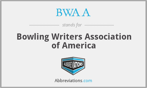 BWAA - Bowling Writers Association of America