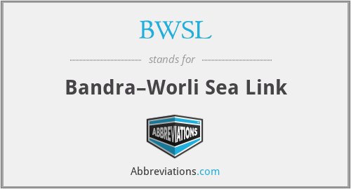 BWSL - Bandra–Worli Sea Link