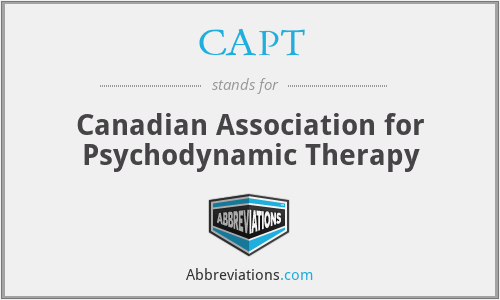 CAPT - Canadian Association for Psychodynamic Therapy