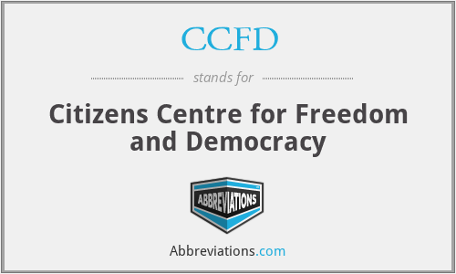 CCFD - Citizens Centre for Freedom and Democracy