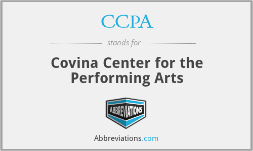CCPA - Covina Center for the Performing Arts