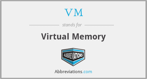 VM - Virtual Memory
