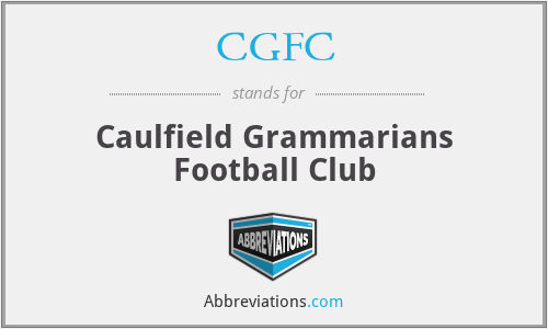 CGFC - Caulfield Grammarians Football Club