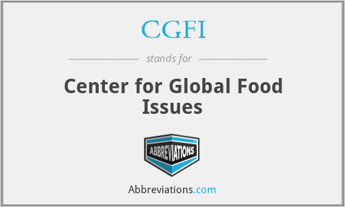 CGFI - Center for Global Food Issues