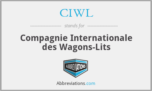 CIWL - Compagnie Internationale des Wagons-Lits
