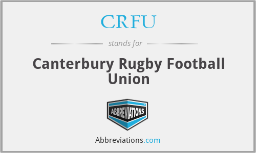 CRFU - Canterbury Rugby Football Union
