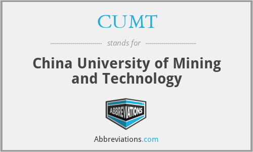 CUMT - China University of Mining and Technology