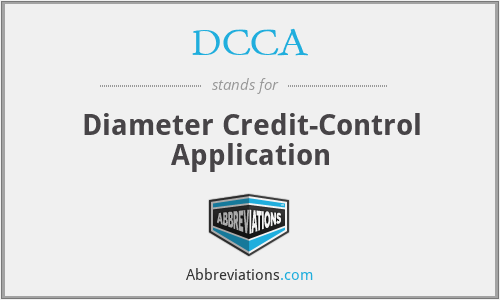 DCCA - Diameter Credit-Control Application