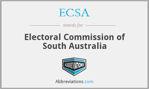 ECSA - Electoral Commission of South Australia