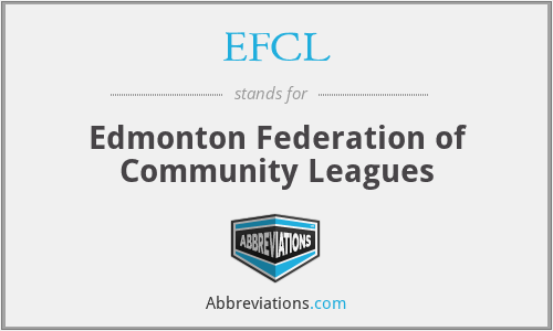 EFCL - Edmonton Federation of Community Leagues