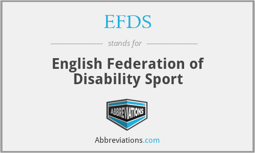 EFDS - English Federation of Disability Sport