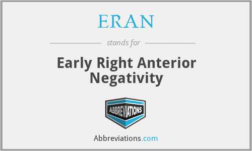 ERAN - Early Right Anterior Negativity