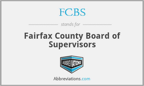 FCBS - Fairfax County Board of Supervisors