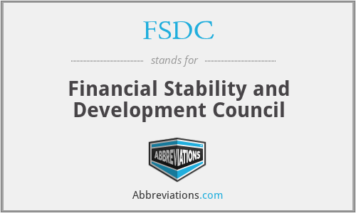 FSDC - Financial Stability and Development Council
