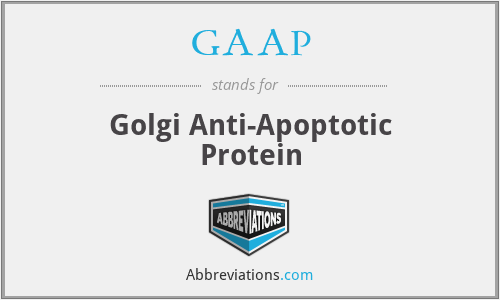 GAAP - Golgi Anti-Apoptotic Protein