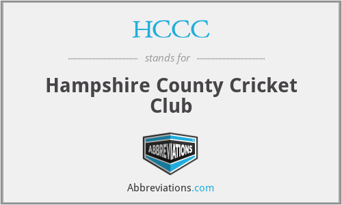 HCCC - Hampshire County Cricket Club