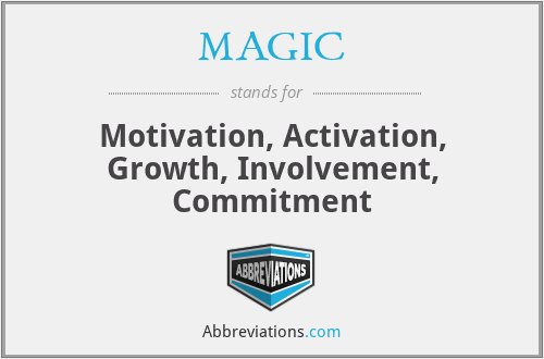 MAGIC - Motivation, Activation, Growth, Involvement, Commitment