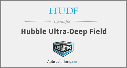 HUDF - Hubble Ultra-Deep Field