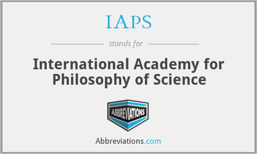 IAPS - International Academy for Philosophy of Science