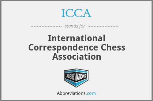 ICCA - International Correspondence Chess Association