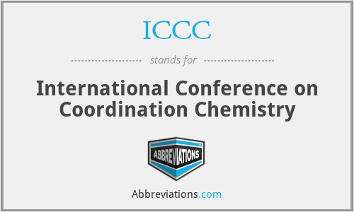 ICCC - International Conference on Coordination Chemistry