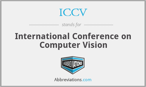 ICCV - International Conference on Computer Vision