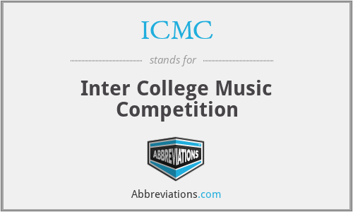 ICMC - Inter College Music Competition
