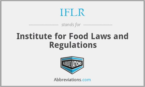 IFLR - Institute for Food Laws and Regulations