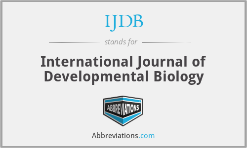 IJDB - International Journal of Developmental Biology