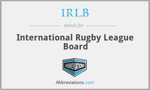 IRLB - International Rugby League Board
