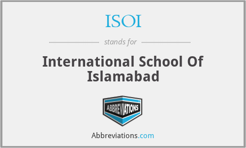 ISOI - International School Of Islamabad