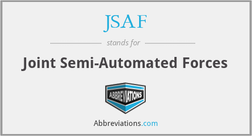 JSAF - Joint Semi-Automated Forces