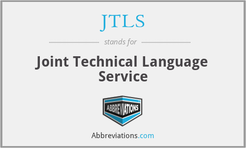 JTLS - Joint Technical Language Service