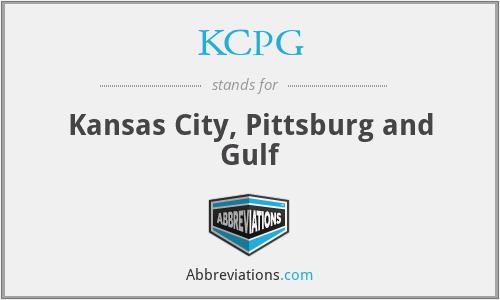 KCPG - Kansas City, Pittsburg and Gulf
