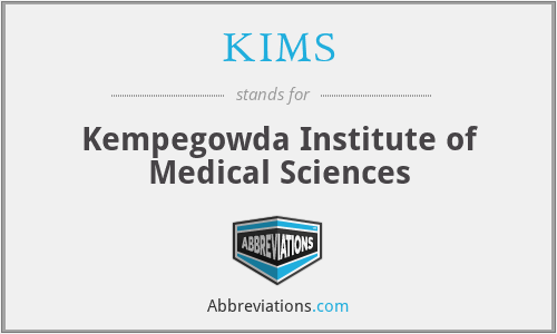 KIMS - Kempegowda Institute of Medical Sciences