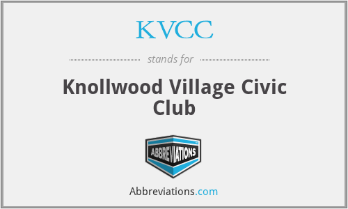 KVCC - Knollwood Village Civic Club