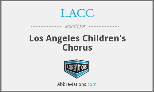LACC - Los Angeles Children's Chorus