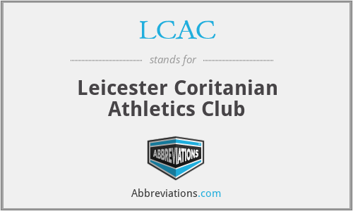 LCAC - Leicester Coritanian Athletics Club