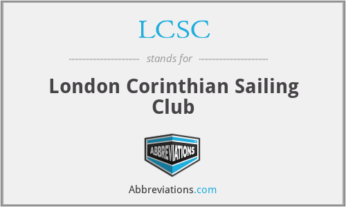LCSC - London Corinthian Sailing Club