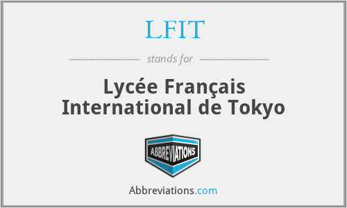 LFIT - Lycée Français International de Tokyo