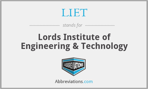LIET - Lords Institute of Engineering & Technology